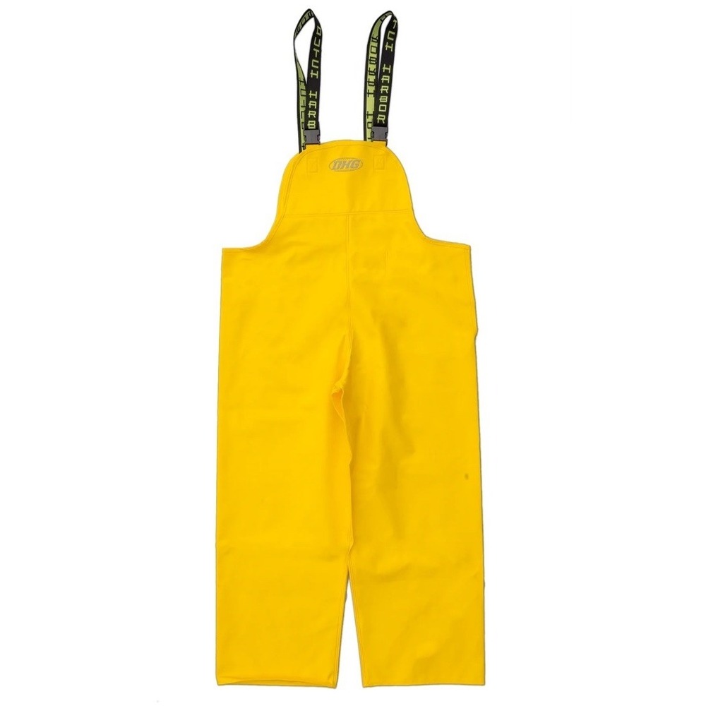 DHG Jacket & Bibs ADULT Size S Yellow DUTCH HARBOR GEAR Fishing Hooded Rain Coat
